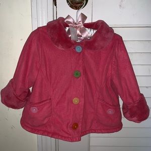 Pink baby jacket Gymboree